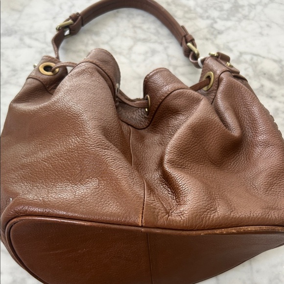 Boden Tan Leather Hobo Bag - Picture 8 of 10